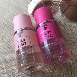 PINK body mist travel sized 2 pack